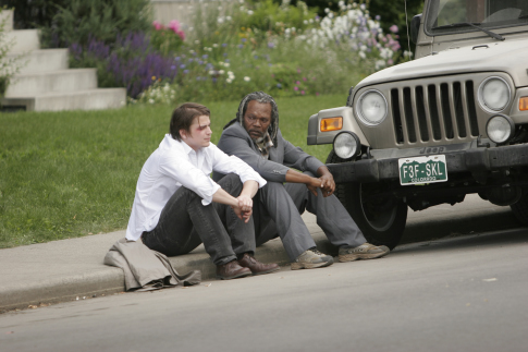 Still of Samuel L. Jackson and Josh Hartnett in Resurrecting the Champ (2007)