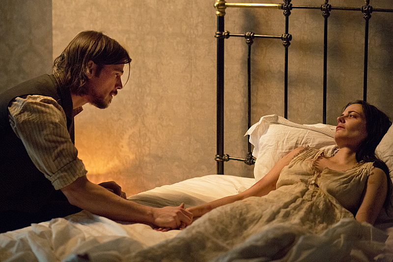 Still of Josh Hartnett and Eva Green in Penny Dreadful (2014)