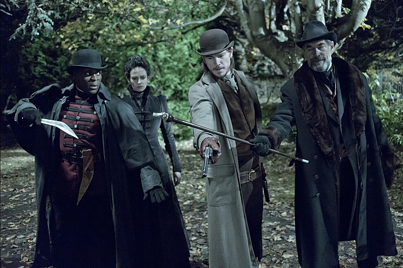 Still of Timothy Dalton, Josh Hartnett, Danny Sapani and Eva Green in Penny Dreadful (2014)