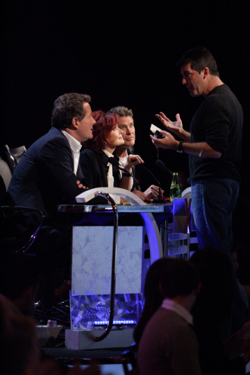Still of David Hasselhoff, Piers Morgan and Sharon Osbourne in America's Got Talent (2006)