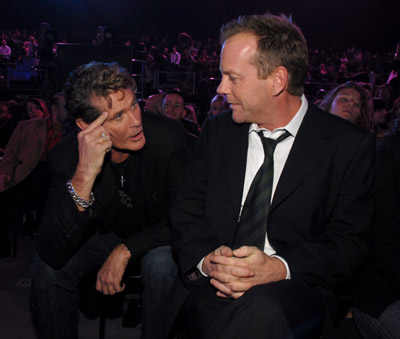 Kiefer Sutherland and David Hasselhoff