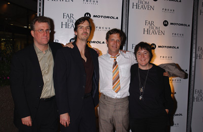 Todd Haynes, David Linde and Christine Vachon at event of Far from Heaven (2002)