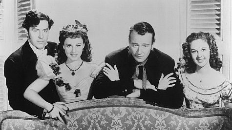 John Wayne, Susan Hayward, Ray Milland and Paulette Goddard in Reap the Wild Wind (1942)