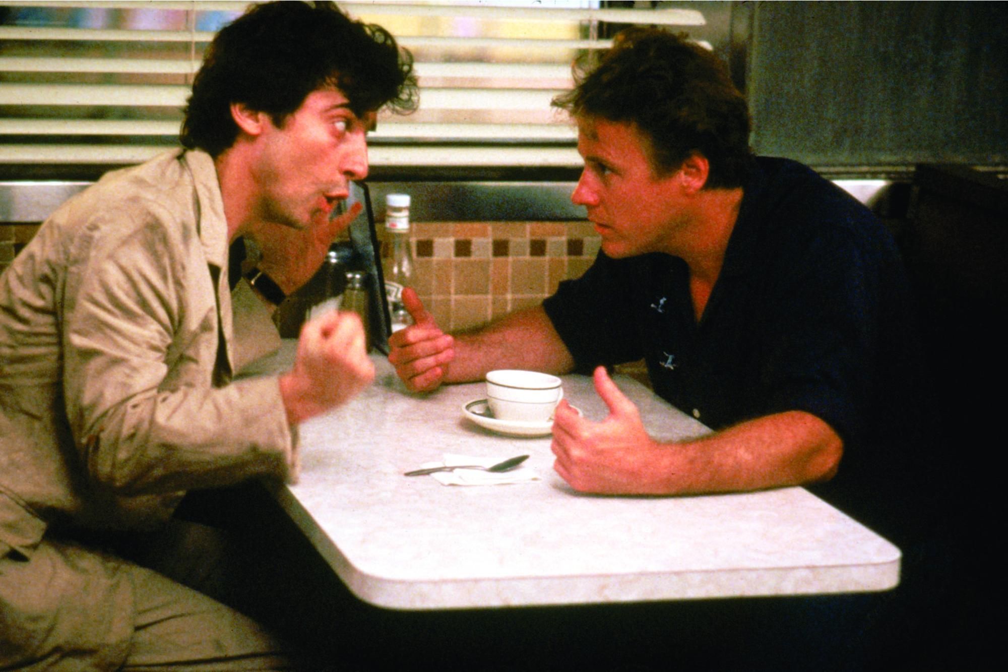 Still of Griffin Dunne and John Heard in After Hours (1985)