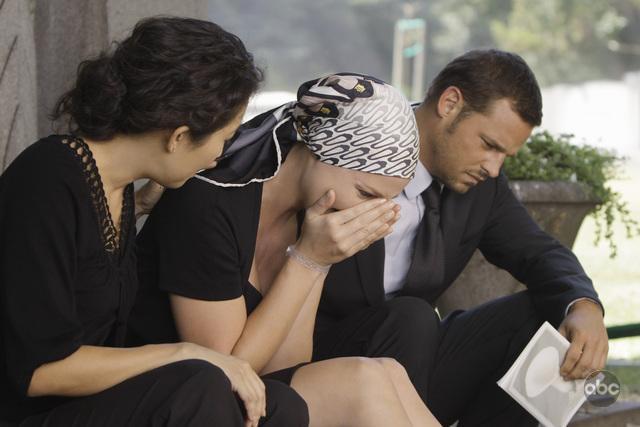 Still of Katherine Heigl, Justin Chambers and Sandra Oh in Grei anatomija (2005)