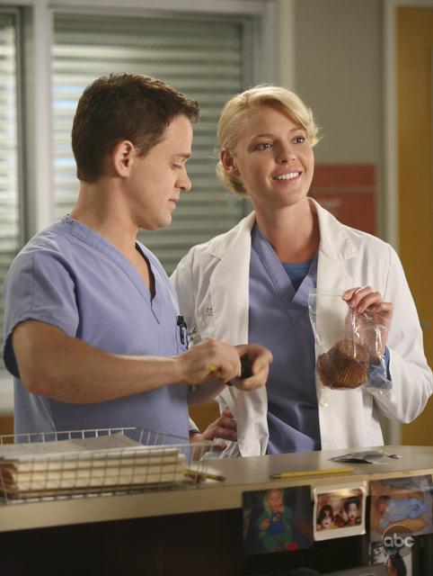 Still of Katherine Heigl and T.R. Knight in Grei anatomija (2005)