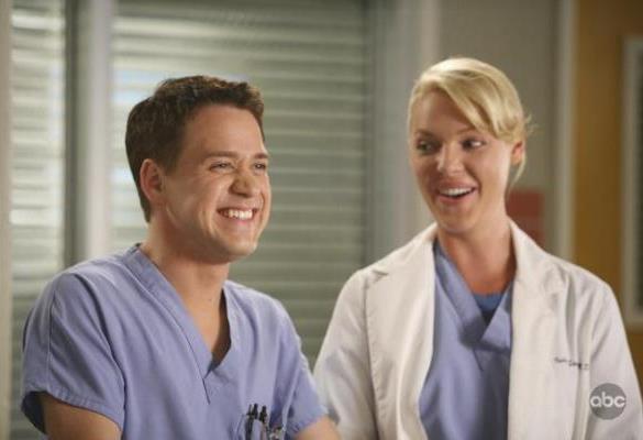 Still of Katherine Heigl and T.R. Knight in Grei anatomija (2005)