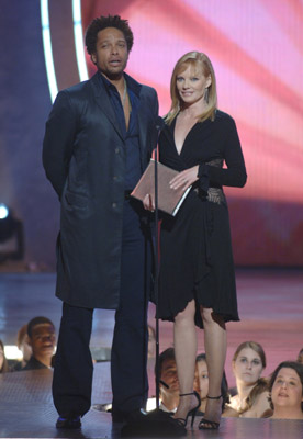 Marg Helgenberger and Gary Dourdan