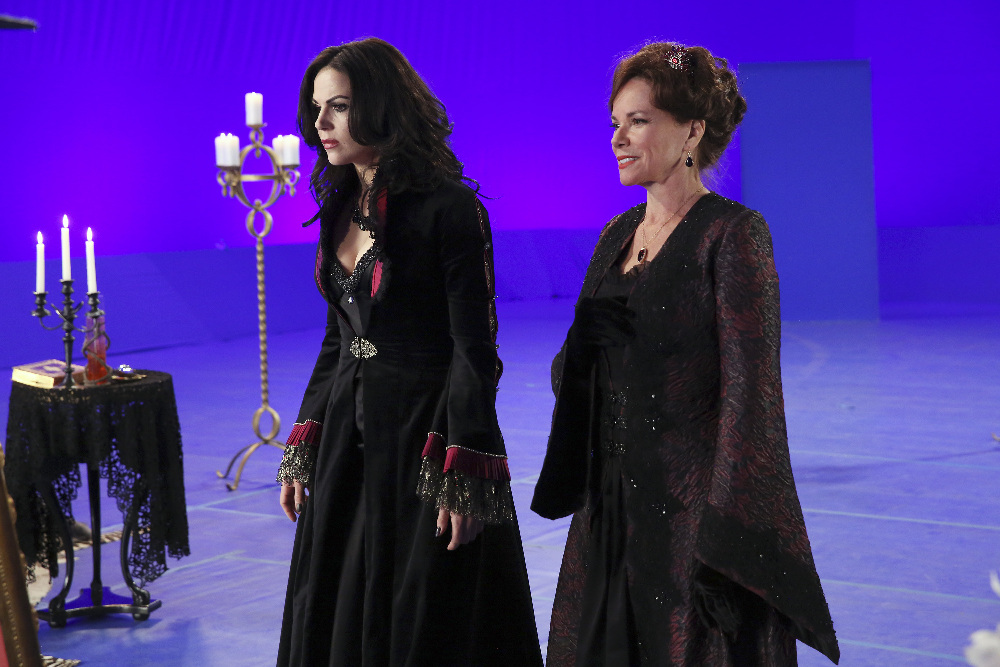Still of Barbara Hershey and Lana Parrilla in Once Upon a Time (2011)