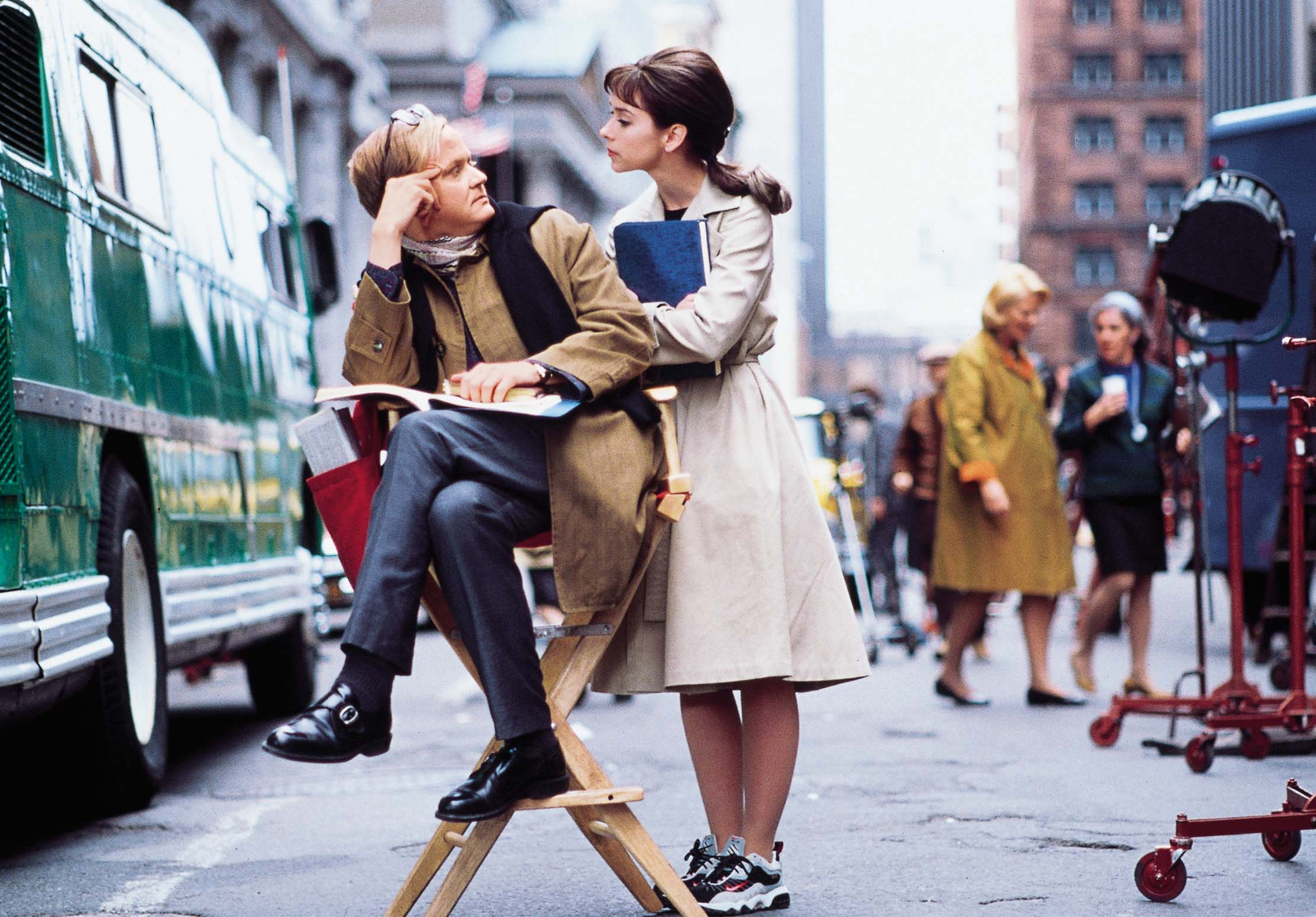 Still of Jennifer Love Hewitt and Michael J. Burg in The Audrey Hepburn Story (2000)