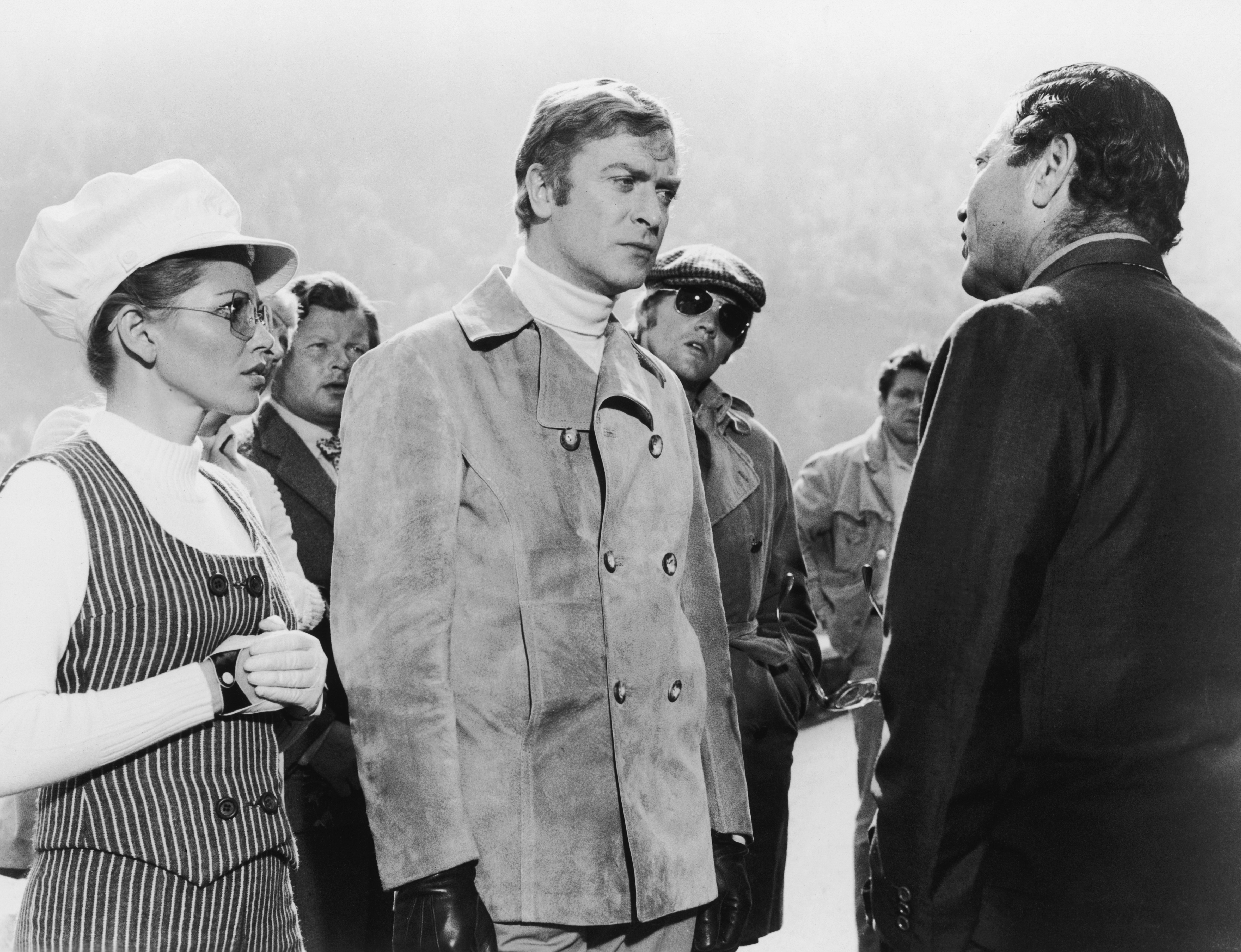 Still of Michael Caine, Benny Hill, Margaret Blye, Michael Standing and Raf Vallone in The Italian Job (1969)