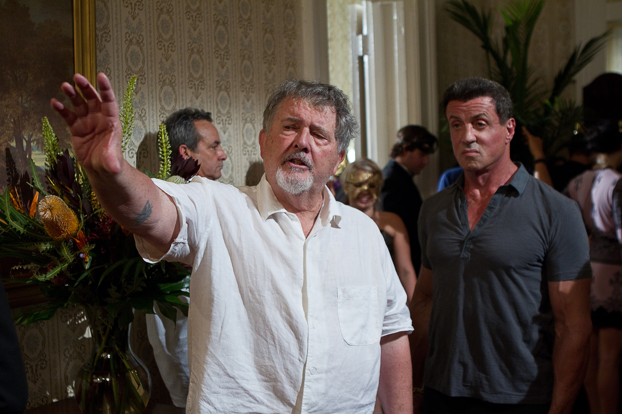 Still of Sylvester Stallone and Walter Hill in Bullet to the Head (2012)