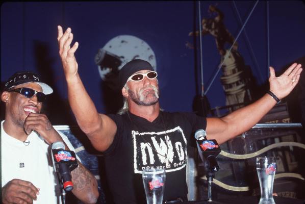 Hulk Hogan and Dennis Rodman