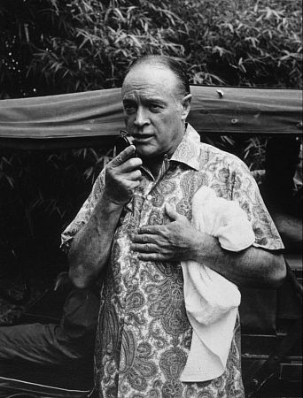 Bob Hope during a U.S.O. Christmas tour in Southeast Asia