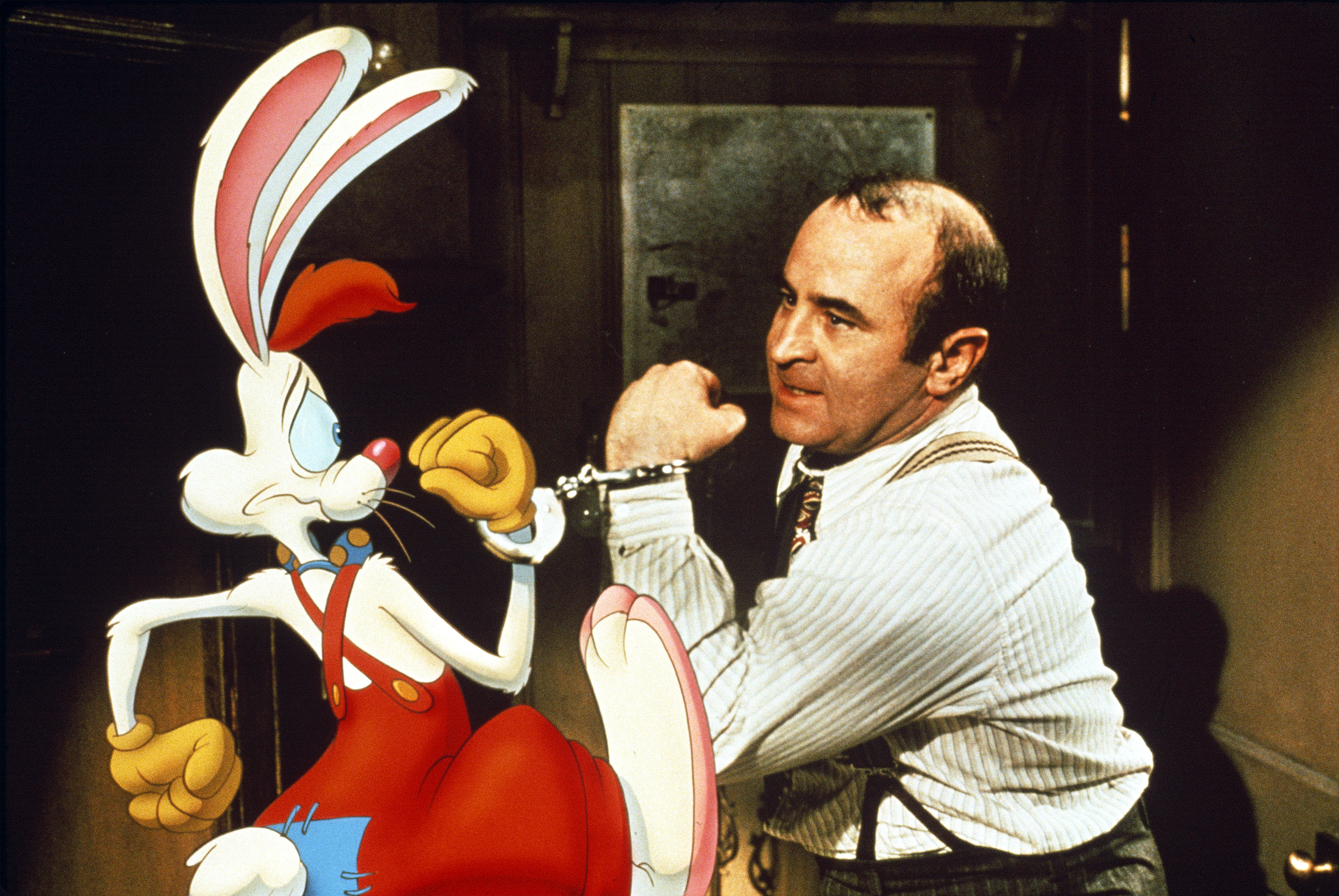 Still of Bob Hoskins in Who Framed Roger Rabbit (1988)