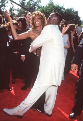 Whitney Houston and Bobby Brown