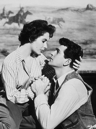 Elizabeth Taylor and Rock Hudson in 