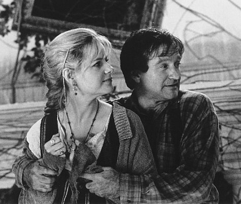 Still of Robin Williams and Bonnie Hunt in Jumanji (1995)