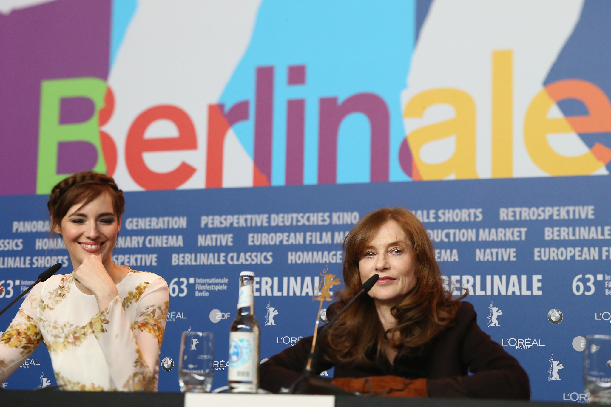 Isabelle Huppert and Louise Bourgoin at event of La religieuse (2013)
