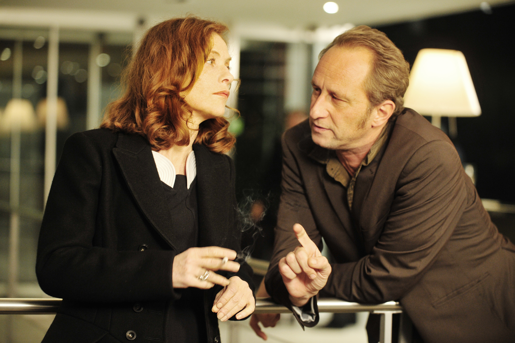 Still of Isabelle Huppert and Benoît Poelvoorde in Mon pire cauchemar (2011)