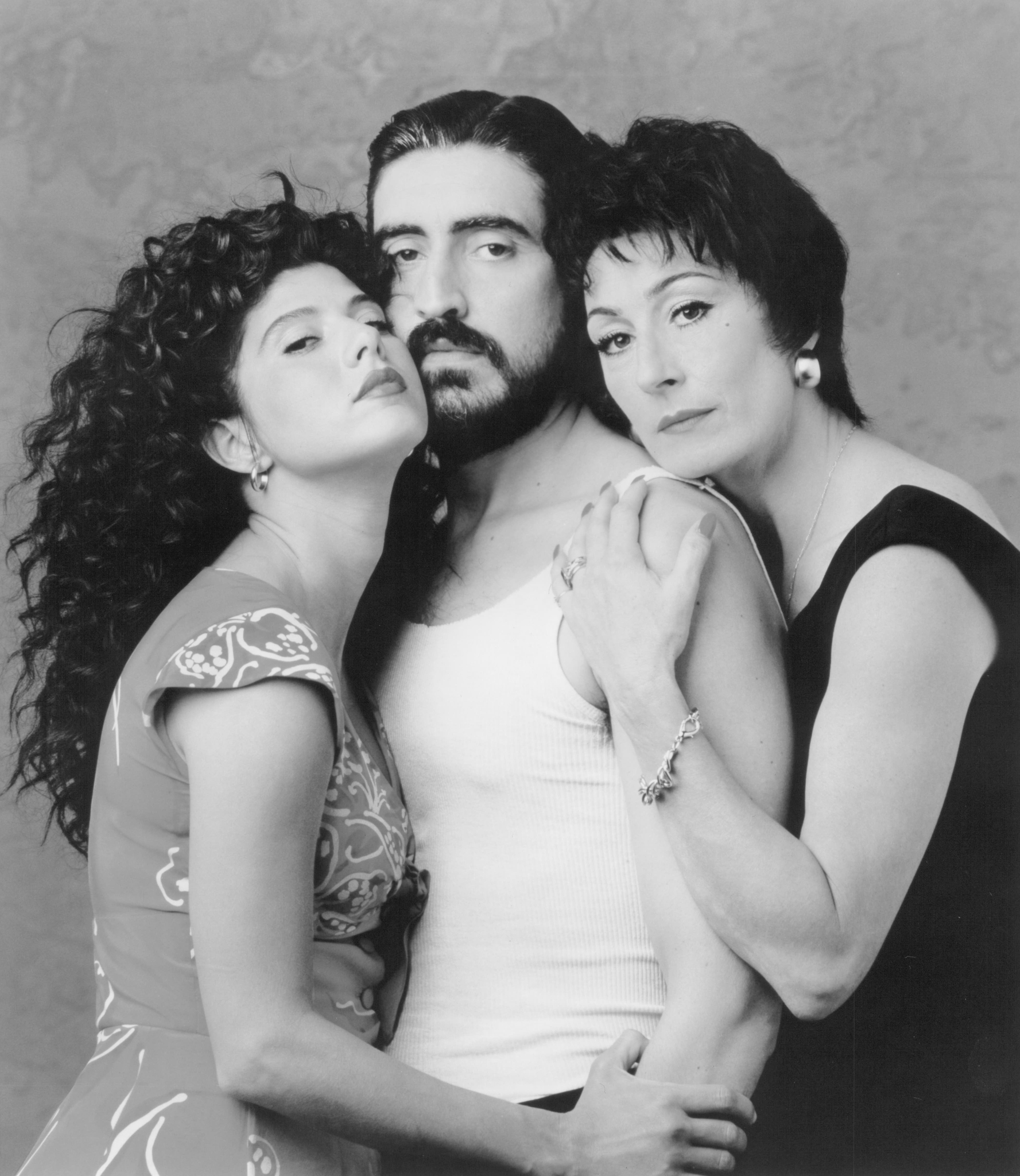 Still of Alfred Molina, Marisa Tomei and Anjelica Huston in The Perez Family (1995)