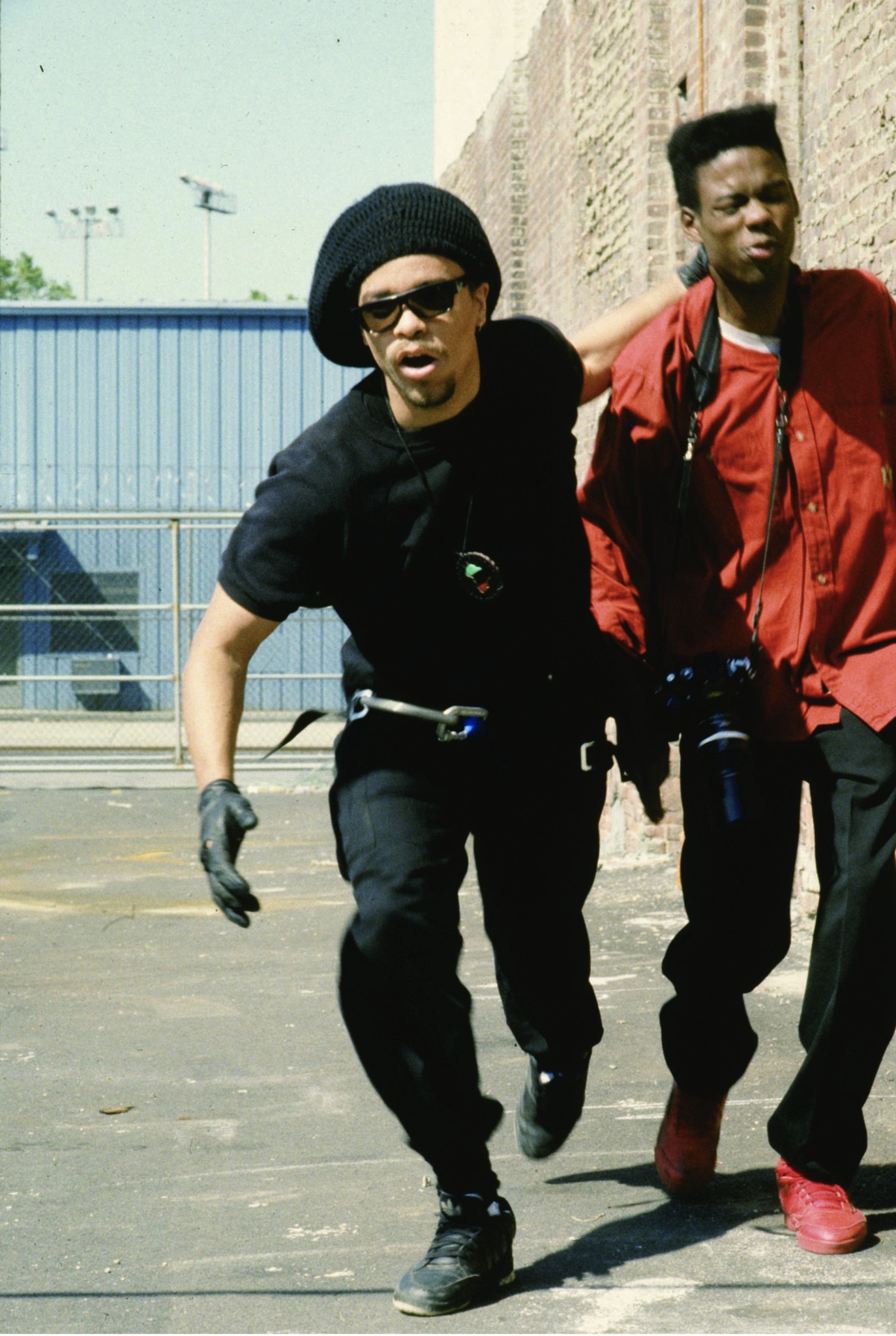Still of Ice-T and Chris Rock in New Jack City (1991)