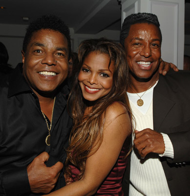 Janet Jackson and Tito Jackson at event of Why Did I Get Married? (2007)