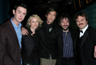 Peter Jackson, Adrien Brody, Colin Hanks, Jack Black and Naomi Watts at event of Total Request Live (1999)