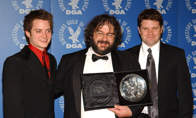 Sean Astin, Elijah Wood and Peter Jackson