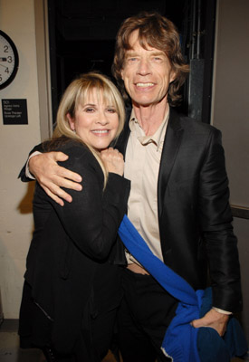 Mick Jagger and Stevie Nicks