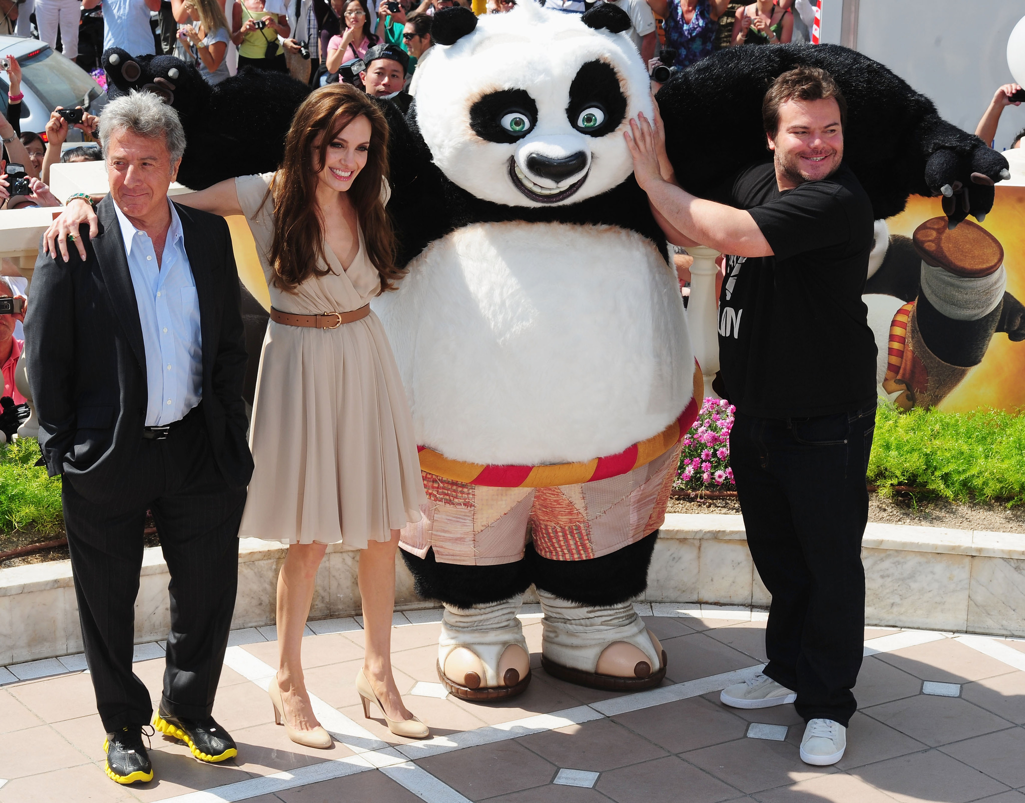 Dustin Hoffman, Angelina Jolie and Jack Black