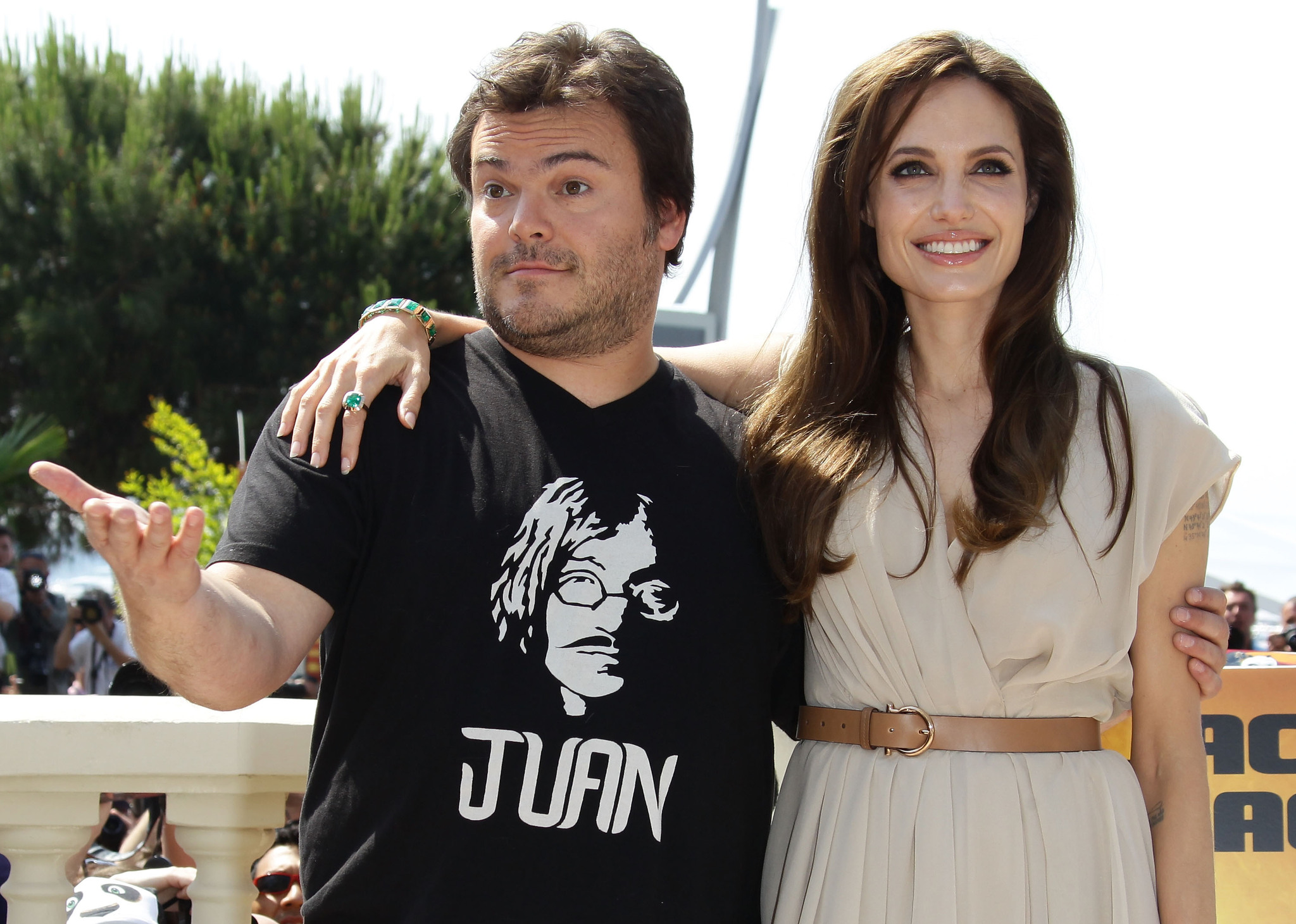 Angelina Jolie and Jack Black