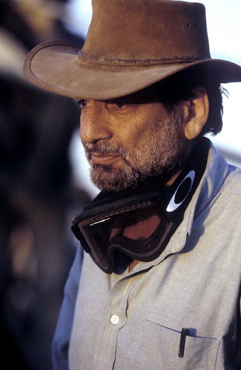 Director Shekhar Kapur on the set