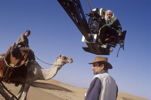 (Left to right) Heath Ledger, director Shekhar Kapur and director of photography Robert Richardson
