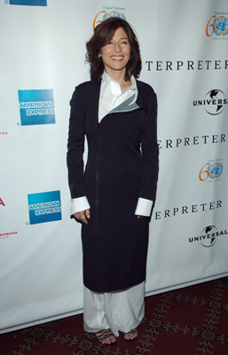 Catherine Keener at event of The Interpreter (2005)