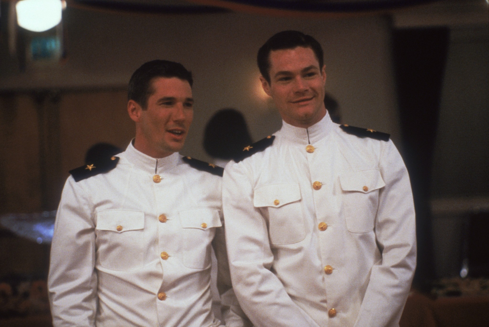Still of Richard Gere and David Keith in An Officer and a Gentleman (1982)