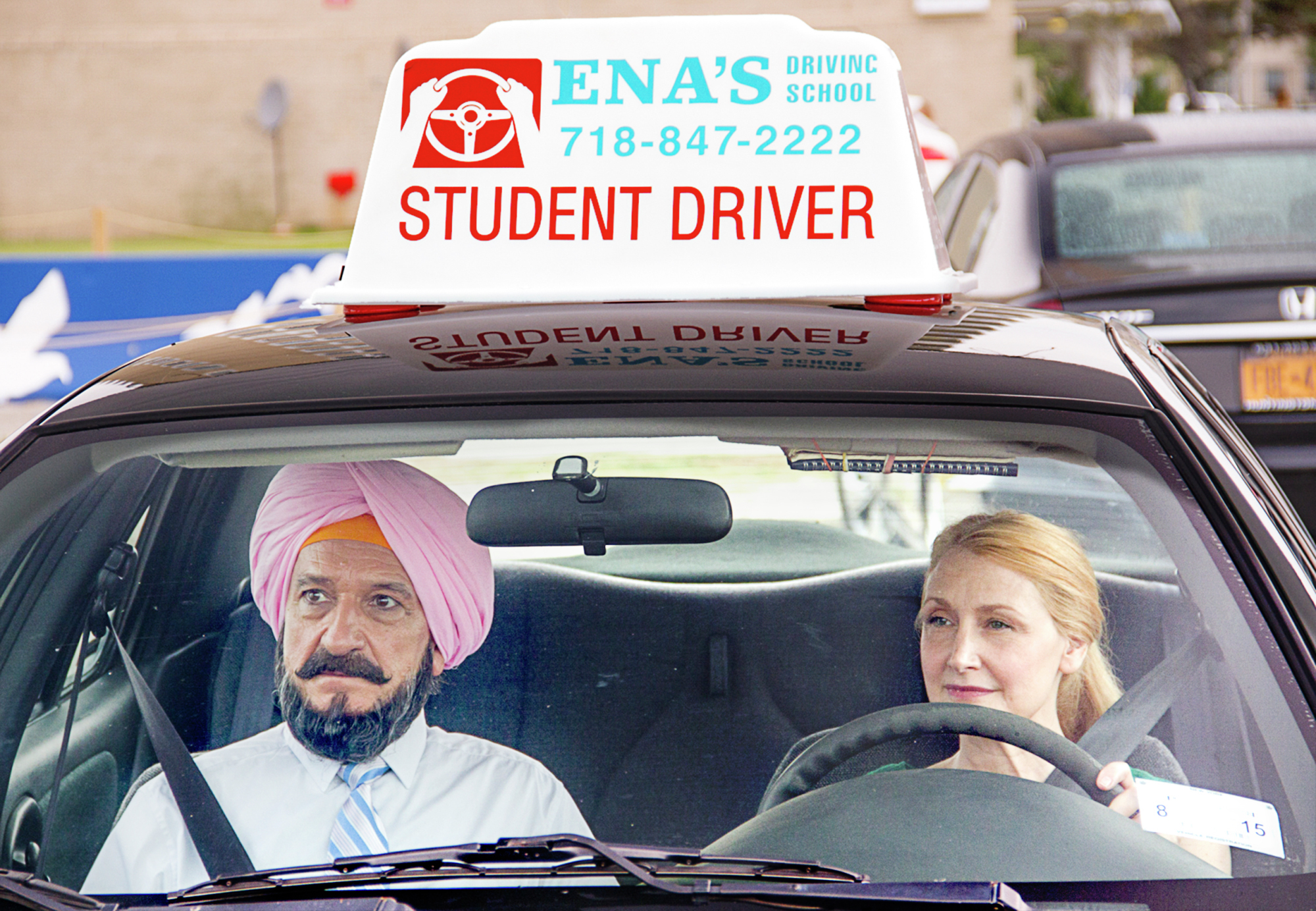 Still of Ben Kingsley and Patricia Clarkson in Learning to Drive (2014)