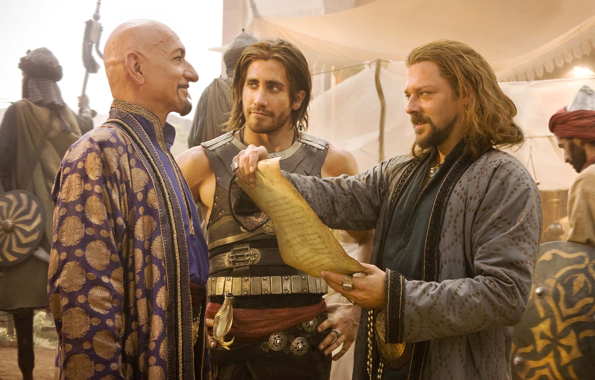 Still of Ben Kingsley and Jake Gyllenhaal in Persijos princas: laiko smiltys (2010)