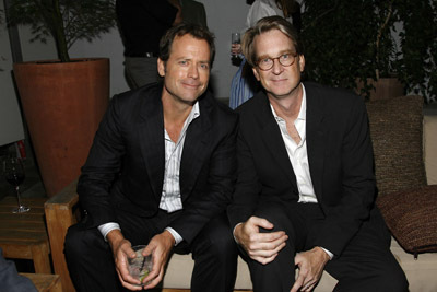 Greg Kinnear and David Koepp at event of Ghost Town (2008)