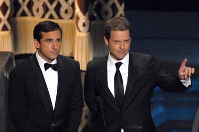 Greg Kinnear and Steve Carell at event of The 79th Annual Academy Awards (2007)