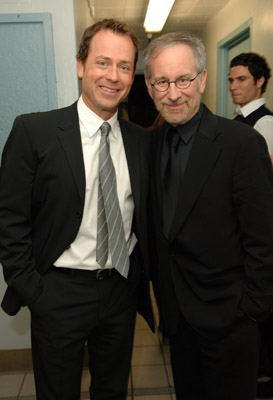 Steven Spielberg and Greg Kinnear