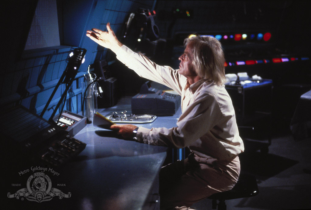 Still of Klaus Kinski in Android (1982)