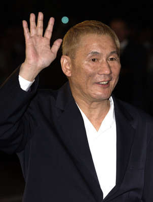 Takeshi Kitano at event of Zatôichi (2003)
