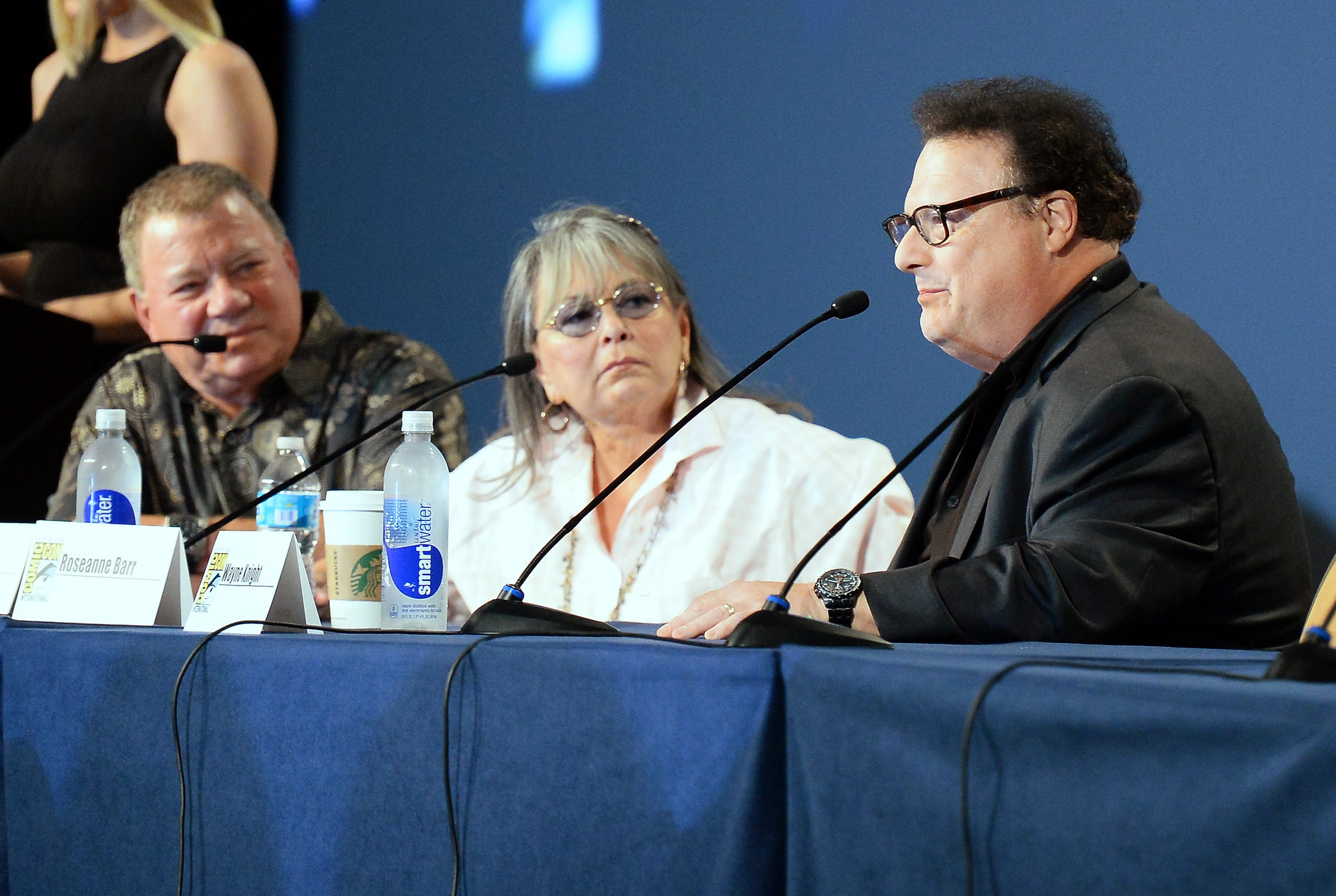 William Shatner, Wayne Knight and Roseanne Barr