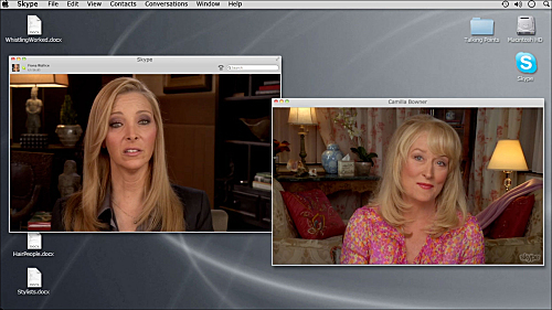 Still of Meryl Streep and Lisa Kudrow in Web Therapy (2011)