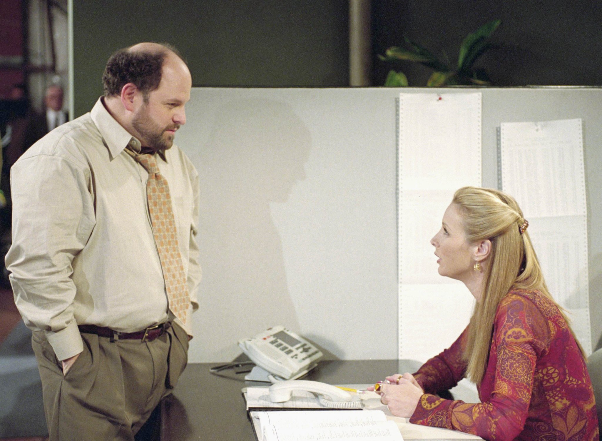 Still of Lisa Kudrow and Jason Alexander in Draugai (1994)