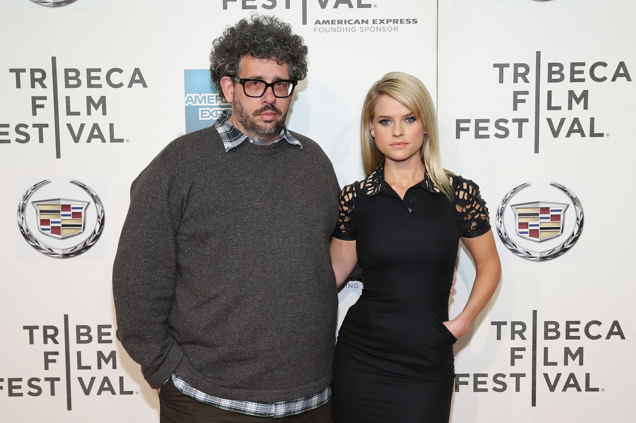 Neil LaBute and Alice Eve at event of Some Velvet Morning (2013)