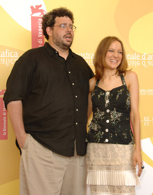 Neil LaBute and Kate Beahan at event of The Wicker Man (2006)
