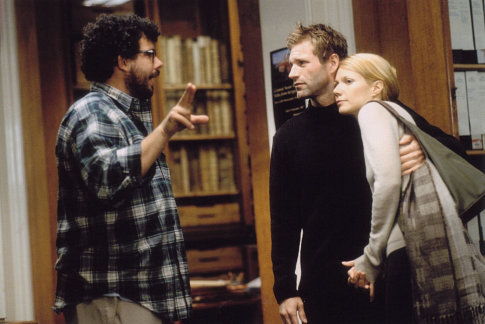 Gwyneth Paltrow, Aaron Eckhart and Neil LaBute in Possession (2002)