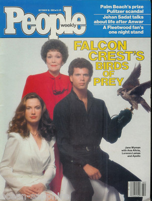 People Weekly 1982 October 18,Falcon Crest,Lorenzo Lamas,Ana Alicia,Jane Wyman